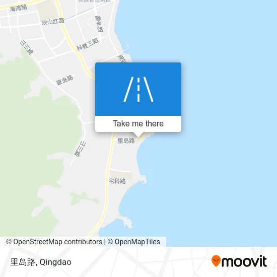 里岛路 map