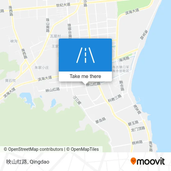 映山红路 map