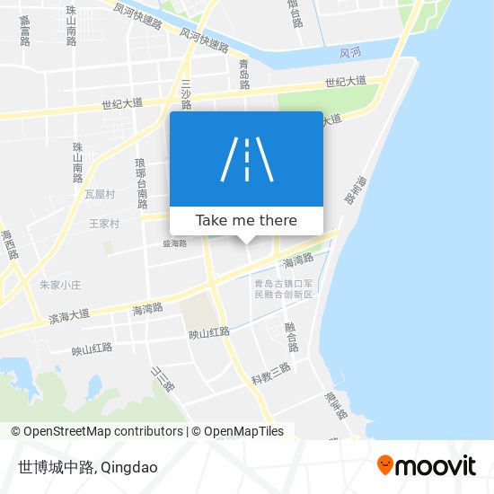 世博城中路 map