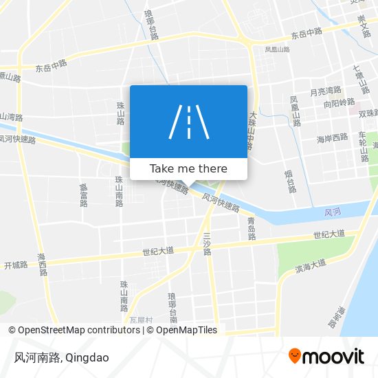 风河南路 map