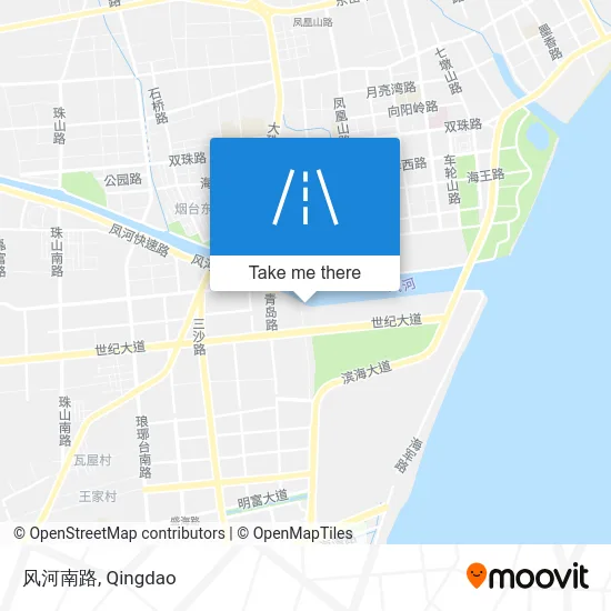 风河南路 map