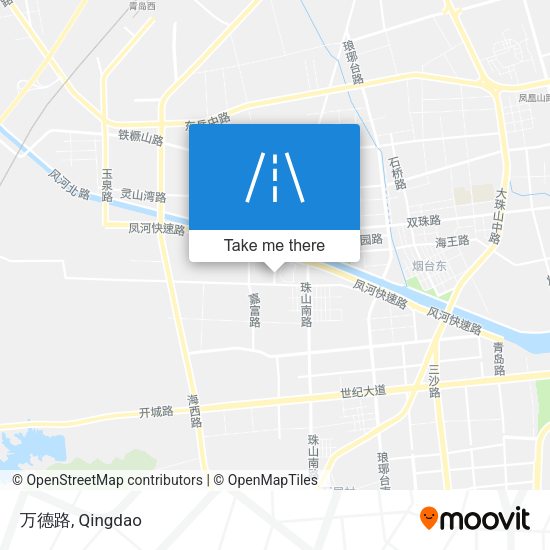万德路 map