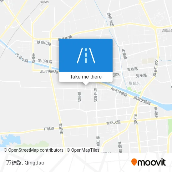 万德路 map