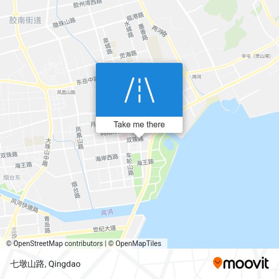 七墩山路 map