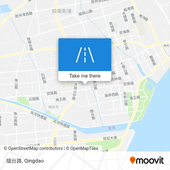 烟台路 map