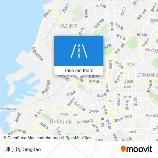 康宁路 map