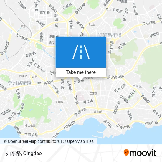 如东路 map