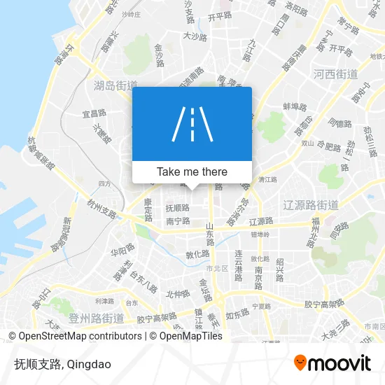 抚顺支路 map