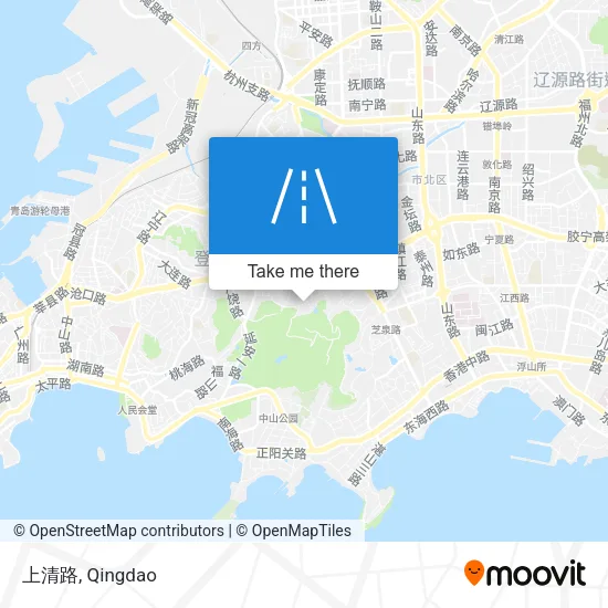 上清路 map