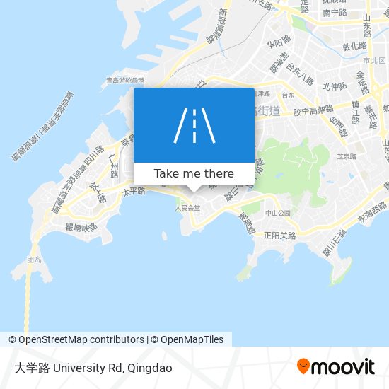 大学路 University Rd map