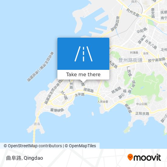 曲阜路 map