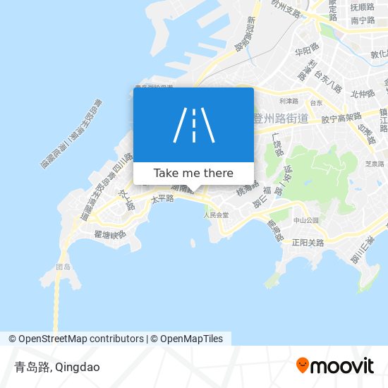 青岛路 map