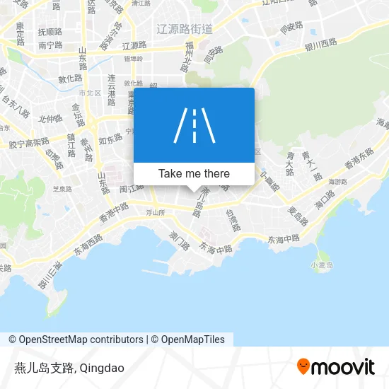 燕儿岛支路 map