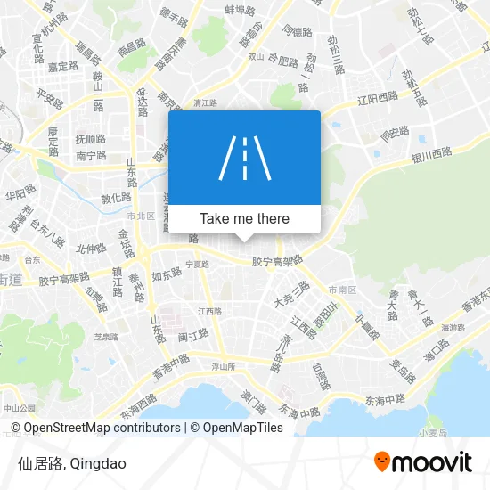 仙居路 map