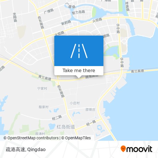 疏港高速 map