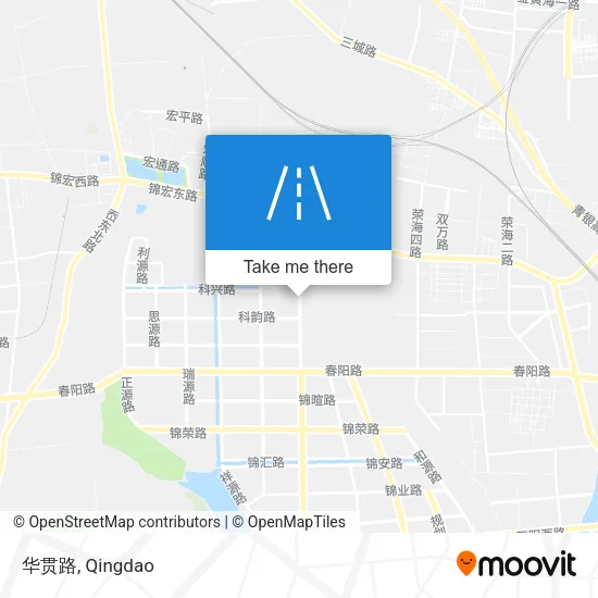 华贯路 map