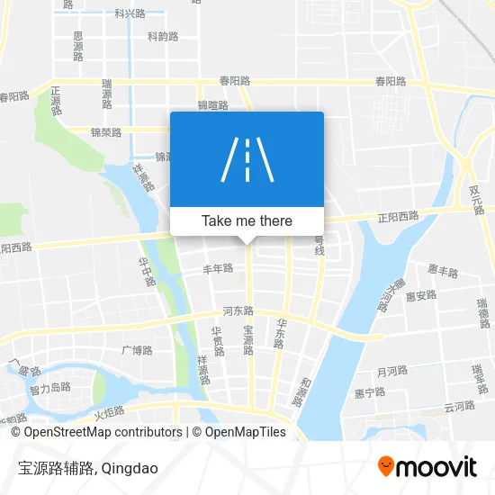宝源路辅路 map