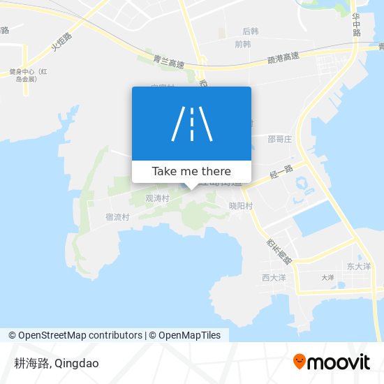 耕海路 map