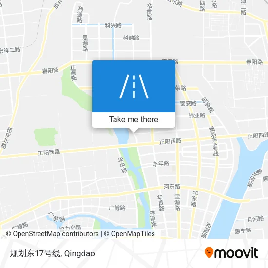 规划东17号线 map