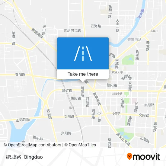 绣城路 map