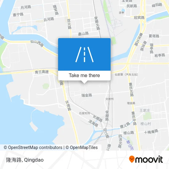 隆海路 map