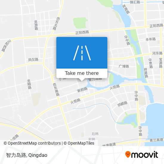 智力岛路 map