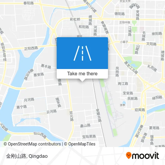 金刚山路 map
