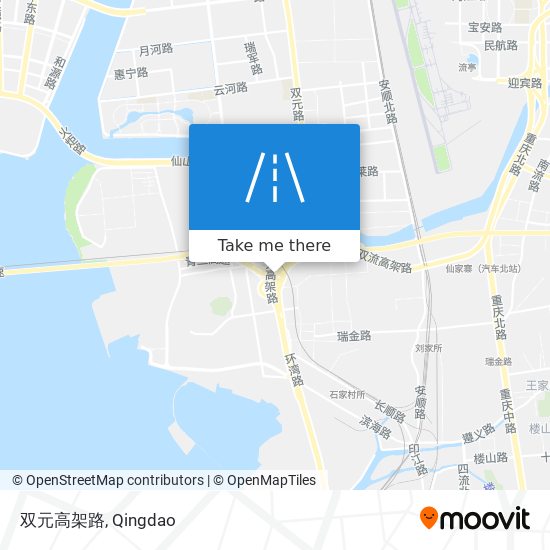 双元高架路 map