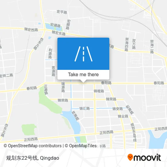 规划东22号线 map