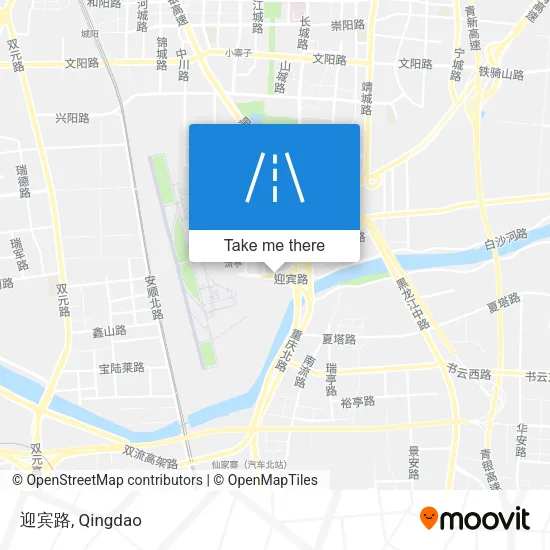迎宾路 map