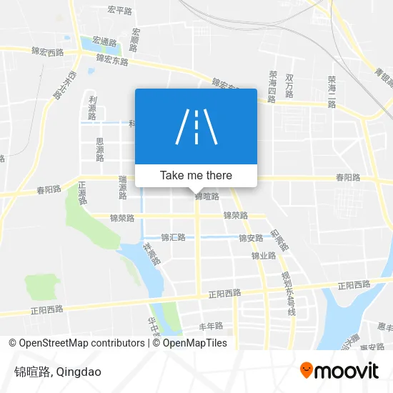 锦暄路 map