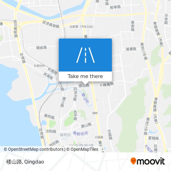 楼山路 map