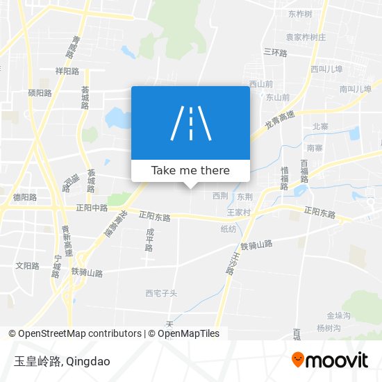 玉皇岭路 map