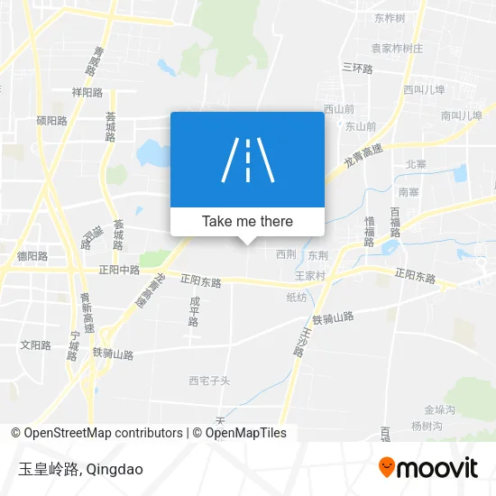 玉皇岭路 map