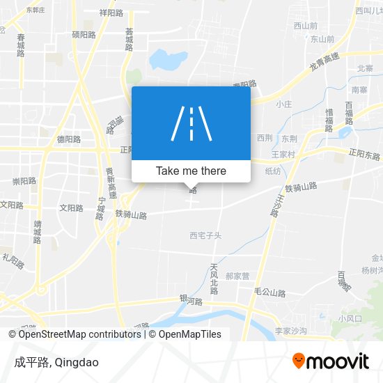 成平路 map