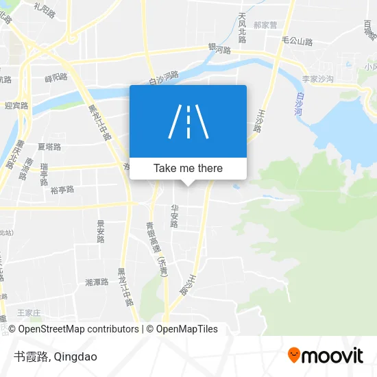 书霞路 map