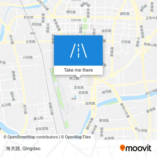 海关路 map
