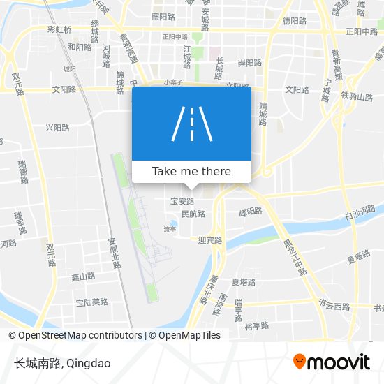 长城南路 map