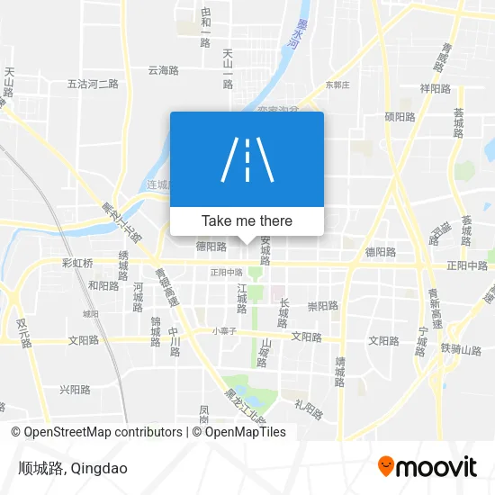 顺城路 map