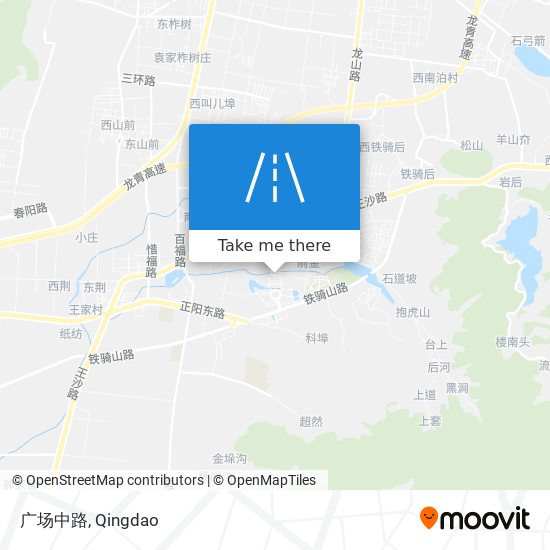 广场中路 map