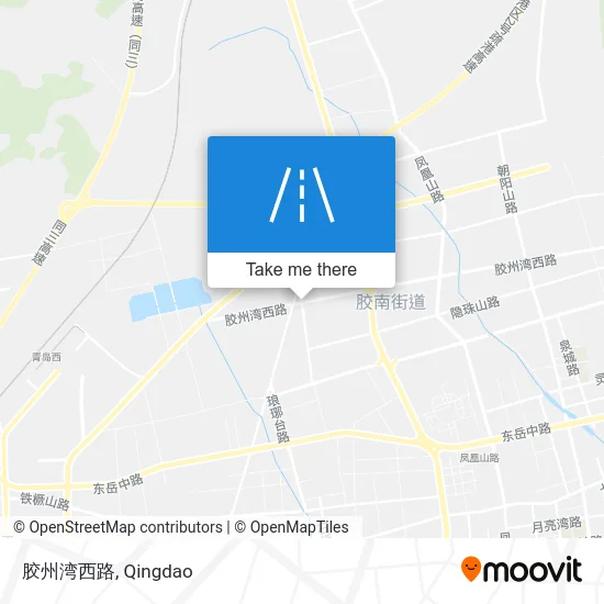 胶州湾西路 map