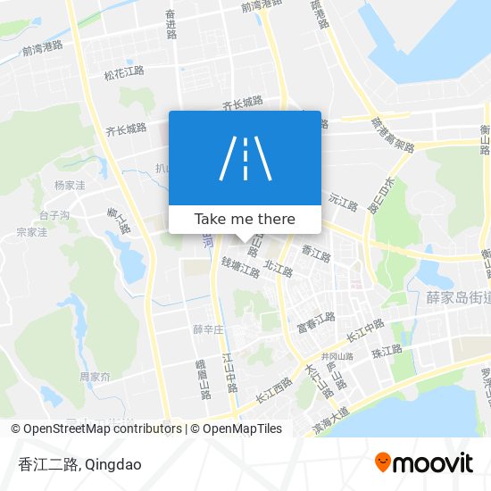 香江二路 map