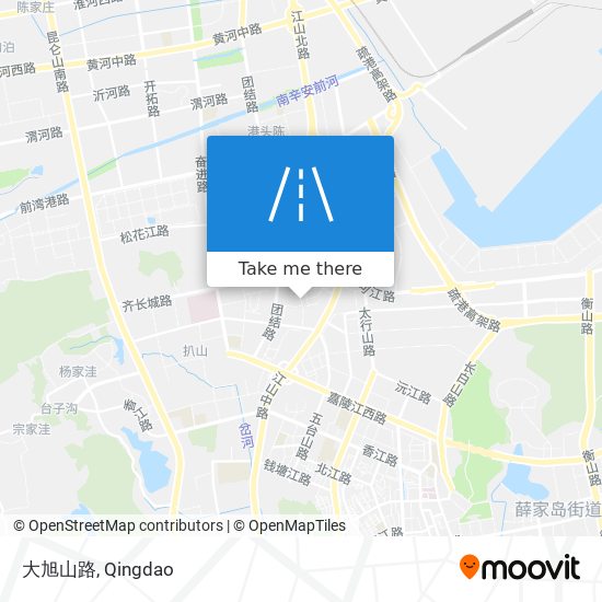 大旭山路 map