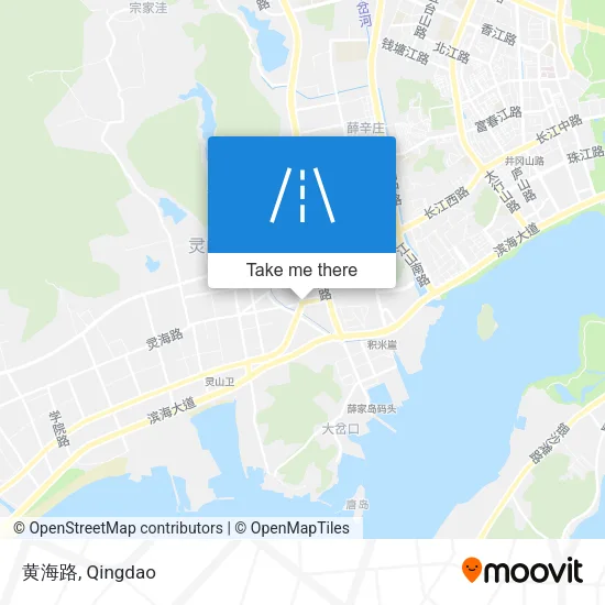 黄海路 map