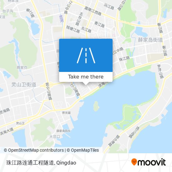 珠江路连通工程隧道 map