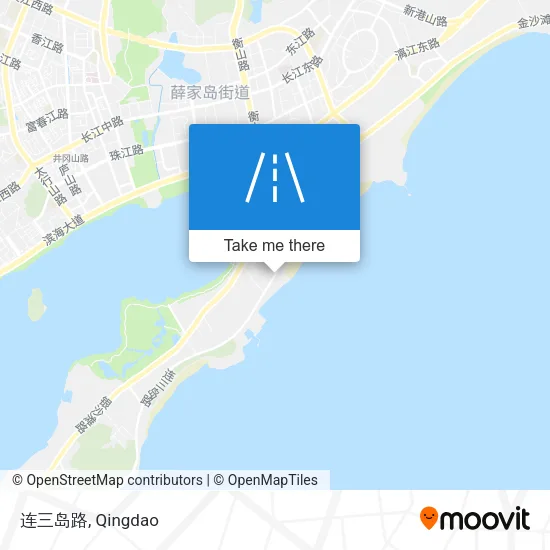 连三岛路 map