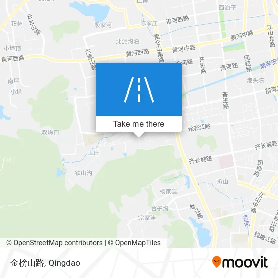 金榜山路 map