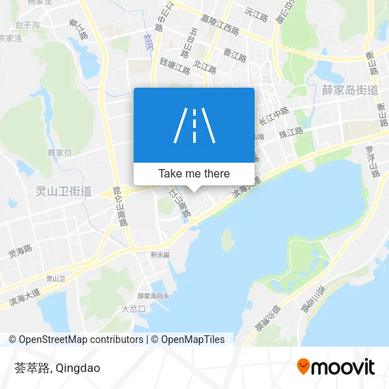 荟萃路 map