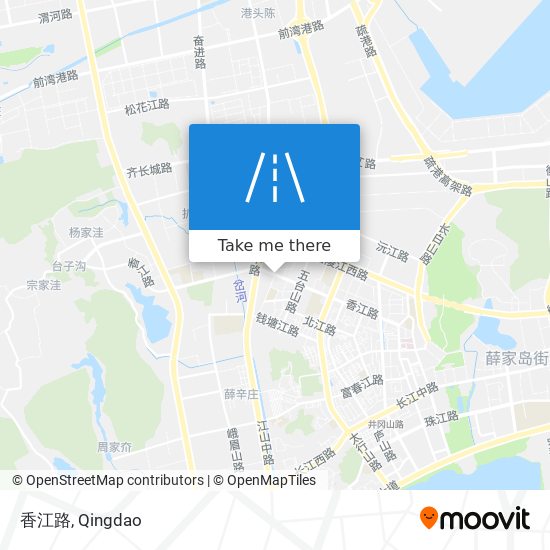 香江路 map