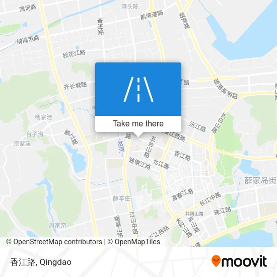 香江路 map